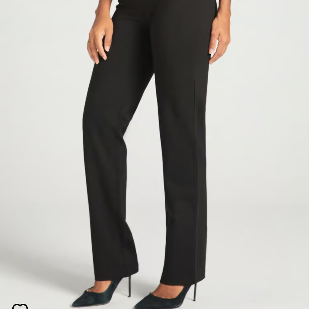 Betabrand Black Boot Cut Pants. Size Med.